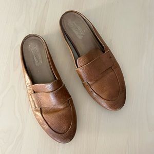 Marsell Leather Loafer Slide 36 in Brown